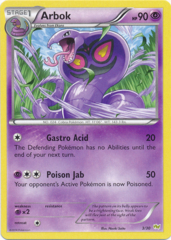 Arbok 3/30 Non-Holo Promo - Noivern Trainer Kit